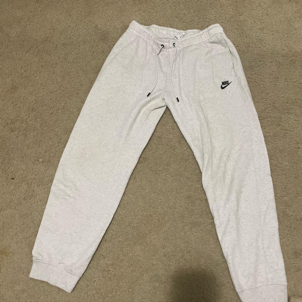 White Nike pants